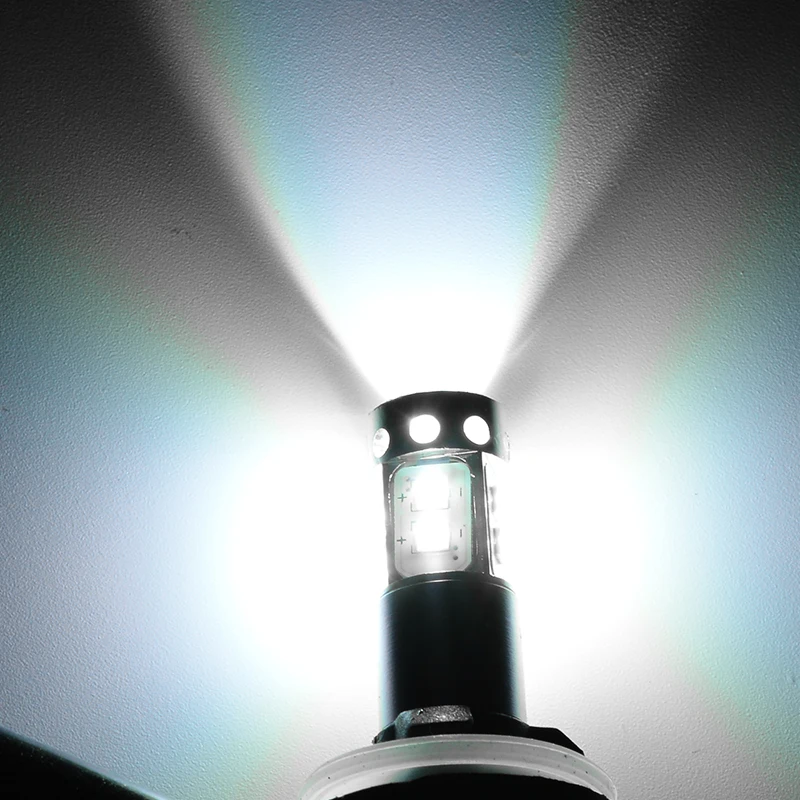 2pcs 881 LED Headlight 100W Signal Door Reading Bulb For Polaris Sportsman 300 400 450 500 550 570 White LED Lighting