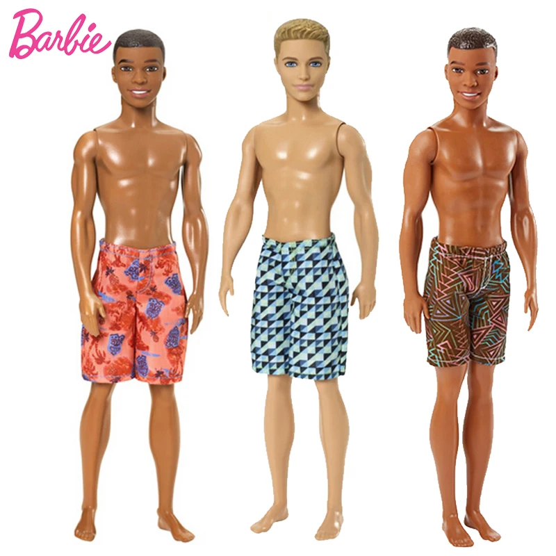 fast shipping accessories kawaii items fashion 4 style female woman dress 2 style male man ken doll clothes for barbie diy game Original Barbie Doll Male Body Ken Barbie Prince Boyfriend Girls Toys Beach Party Naked Ken Doll Toys for Children Birthday Gift