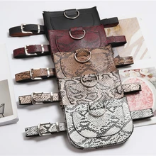 Красная седельная сумка под змеиную кожу, сумка на ремне из искусственной кожи, женская брендовая поясная сумка, женская модная сумка-кошелек, сумка-кошелек, держатель для денег