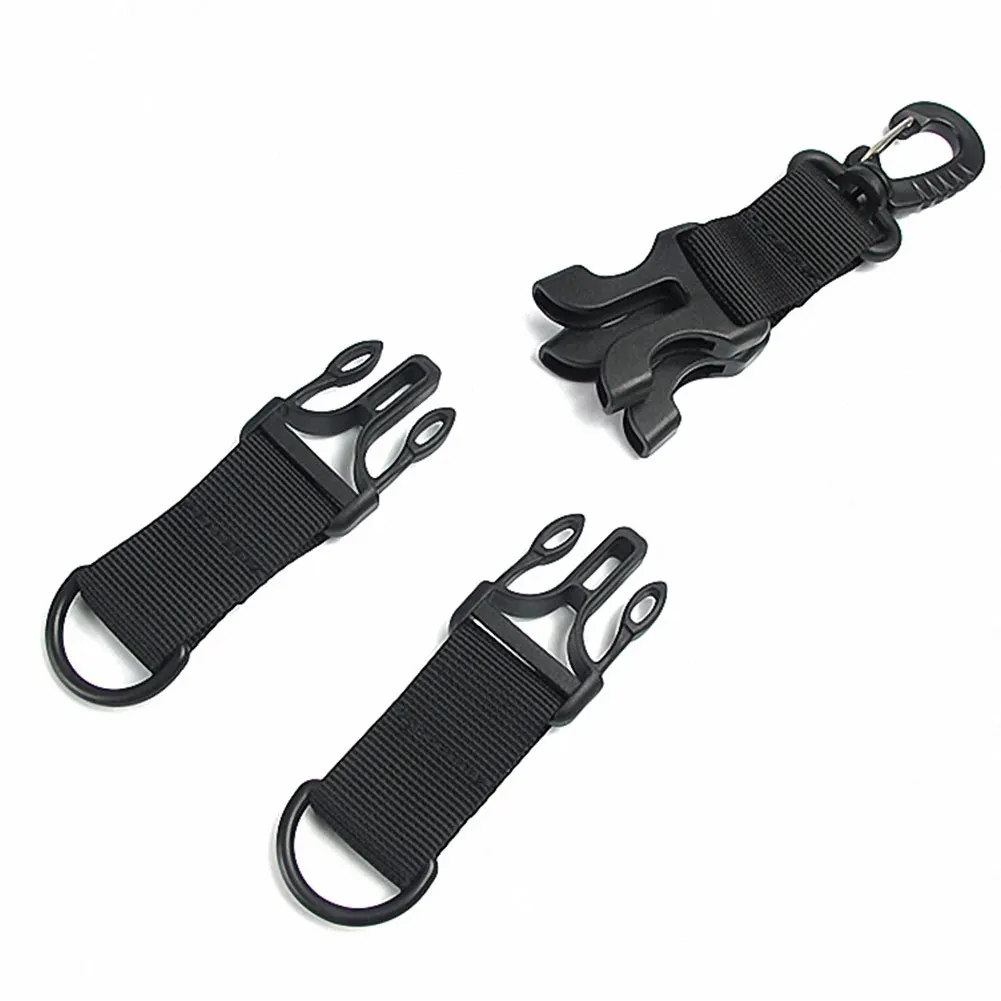

Hot Tactical Gear Clip Belt Keeper Pouch Carabiner Key Ring Holder Chain Outdoor Tools Camping Hiking