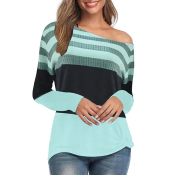 

Daily suit OWLPRINCESS2019 Autumn And Winter Long-sleeved T-shirt Women's-Trimmed Collar Printed T-shirt