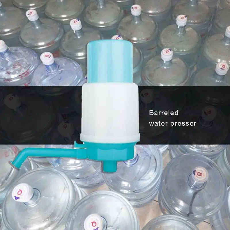 Портативный насос для бутылок с водой, ручное давление для питья, пластиковые съемные трубы, легко моющийся диспенсер для воды, кухонный инструмент