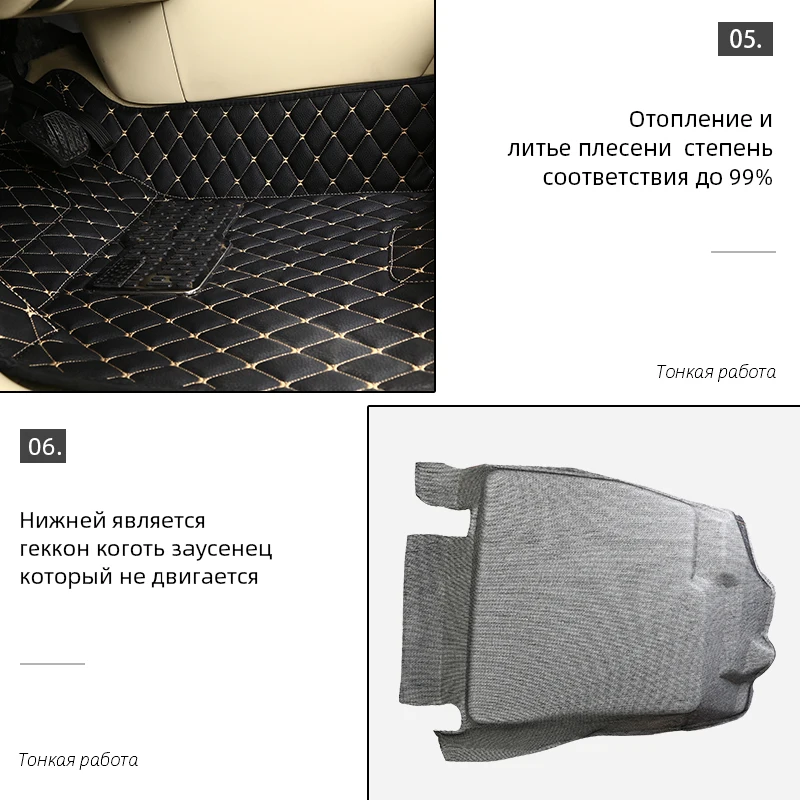 Boost автомобильные коврики для Mitsubishi Pajero V97 v83 V73 V77 водонепроницаемый пользовательский автомобиль авто колодки