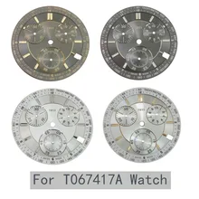 32,5 мм часы циферблат для T067417A Мужские кварцевые T067 часы текстовые часы аксессуары T067417 запчасти для ремонта
