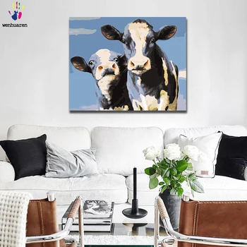 

DIY painted Lovely colt painting is a combination of number and toolkits with a frame of 40x50