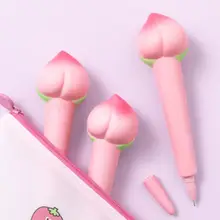 1 шт. креативные мягкие гелевые ручки персик ананас декомпрессионная ручка 0,5 мм школьные канцелярские принадлежности офисные принадлежности Zakka детский подарок(tt-4040