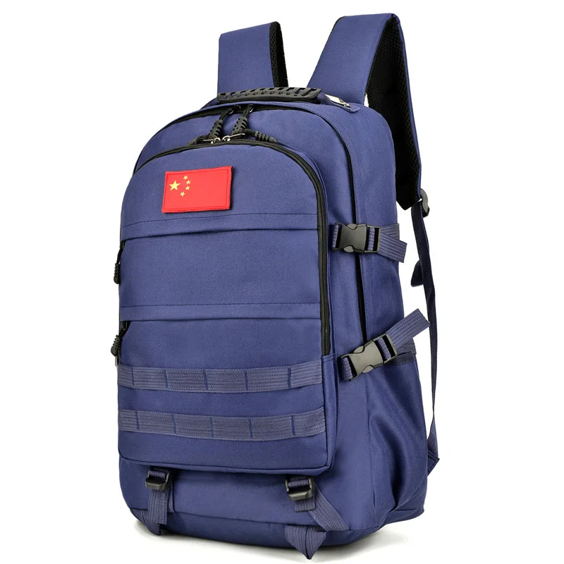 Походный рюкзак для кемпинга, большой Камуфляжный тактический рюкзак, армейская сумка, военный рюкзак для путешествий на открытом воздухе, спортивный рюкзак для альпинизма XA908WA - Цвет: Blue