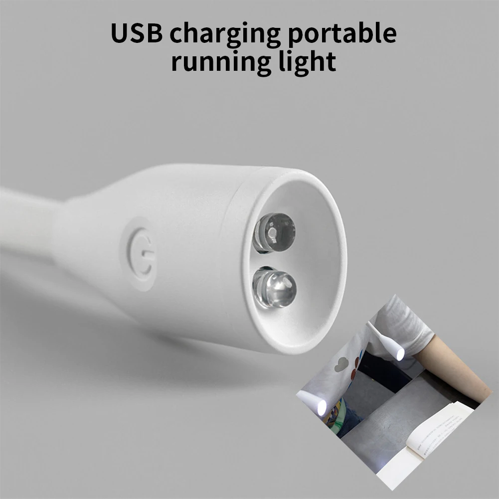 Ultra Bright Reading Camping Neck Light Flexible Led Garden Indoor Outdoor Hands Free Portable USB Rechargeable Night Walking