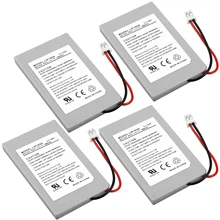 4 шт 3,7 V 1800mAh перезаряжаемая сменная батарея для PS3 игровой контроллер батарейный блок для PS3 геймпад
