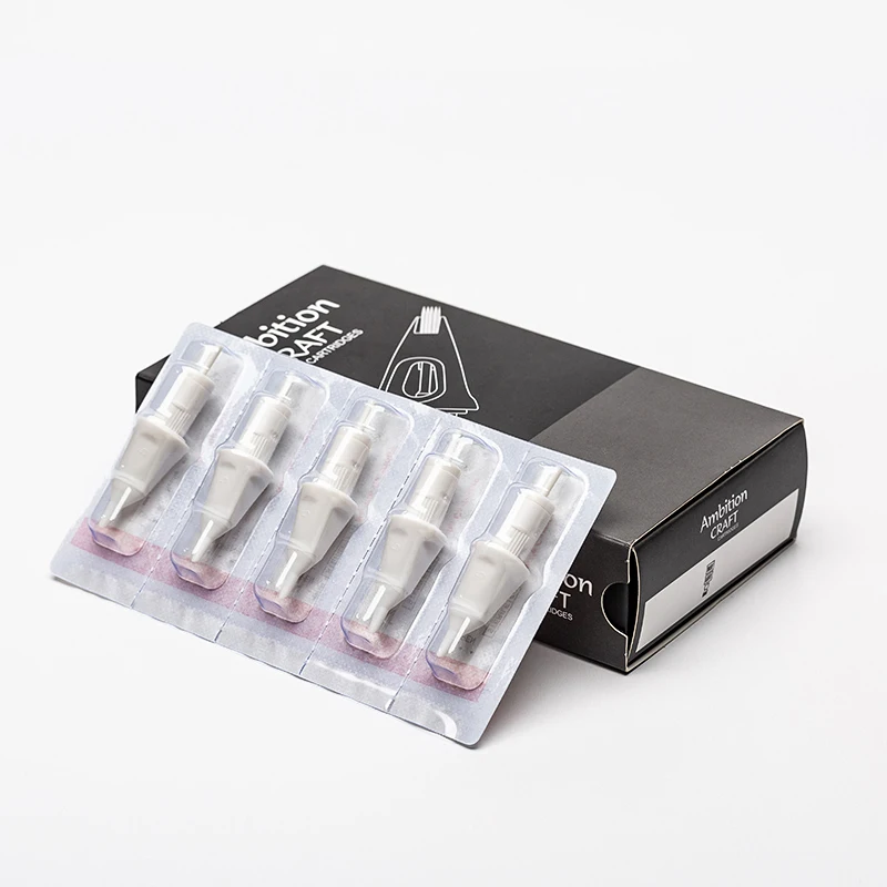 

20pcs Tattoo Cartridge Needles Disposable Semi-Permanent Makeup Eyebrow Tattoo Pen Machine Supply 1RL/3RL/5RL/7RL/9RL/11RL/13RL