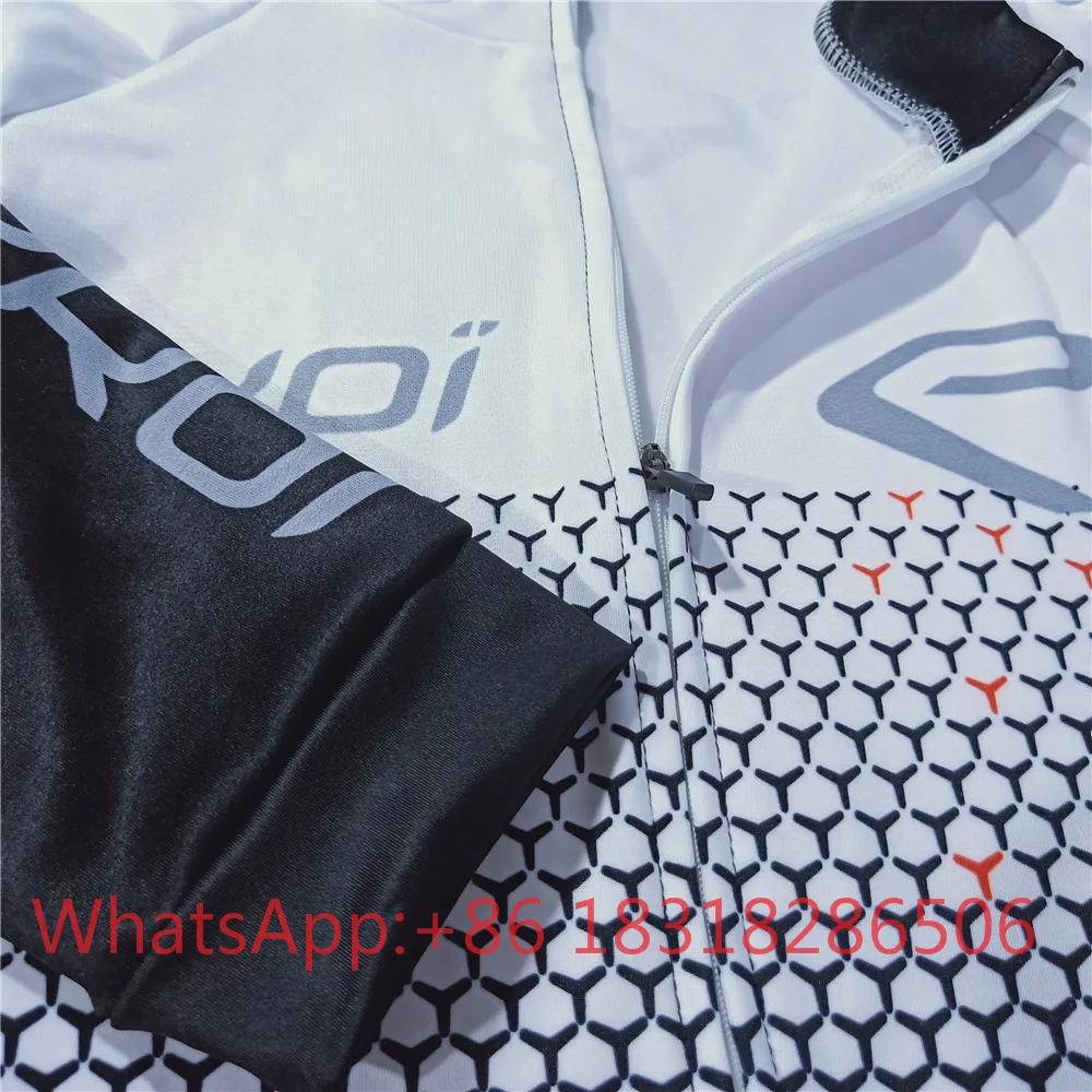 Winter men cycling jersey set EKOI long sleeve fleece warm thermal bike clothes triathlon suit team custom bicycle equipment