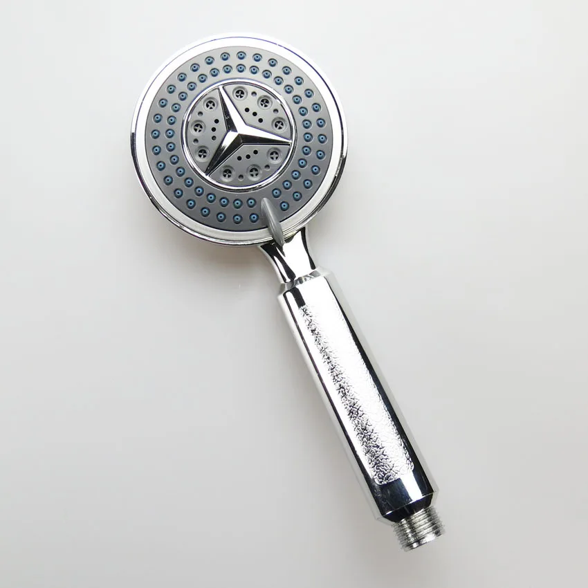 От производителя ручной душ оросительное сопло Mercedes логотип Showerhead многофункциональный регулируемый экономии воды