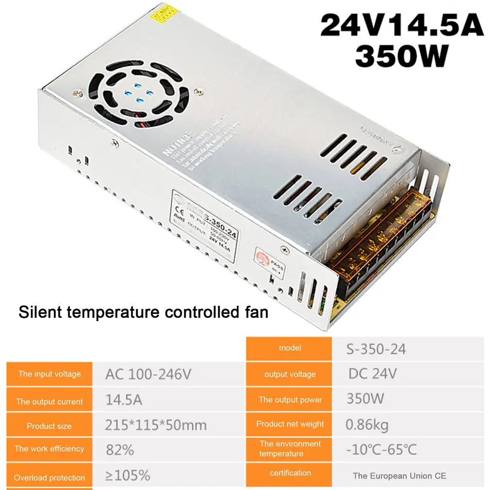 Переключение Питание DC24V 1A 2A 2.5A 3A 4.5A 5A 6.5A 8.3A 10A 12.5A 15A 16.5A AC 220V постоянного тока до DC24V AC-DC 24V 24V Светодиодные ленты
