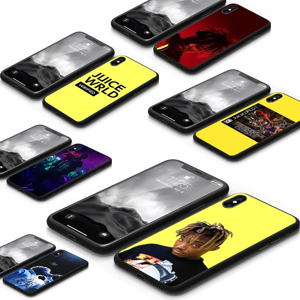 Q16 Juice WRLD TPU чехол для телефона Apple iPhone 6 6S 7 8 Plus 5 5S SE X XS MAX XR силиконовый мягкий чехол