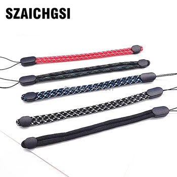 

100pcs/lot new Nylon wrist hand cell phone mobile chain straps keychain Charm Cords Hang Rope Lanyard