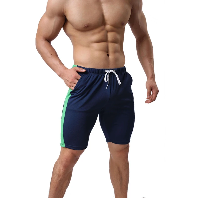 5 цветов мужской модный шнурок короткие брюки летние популярные мужские быстросохнущие пляжные шорты Лоскутные повседневные пляжные