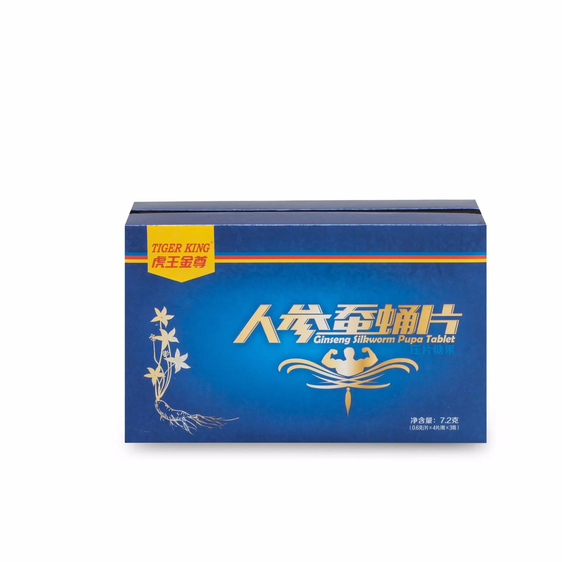 Заводская поставка таблетки тигрового короля Jinzun из женьшеня шелкопряда
