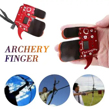 

Practical Archery Glove Bow Glove Leather Tools Outdoor Sports Protection Finger Arrow Accessories Bow Arrow Finger Durable