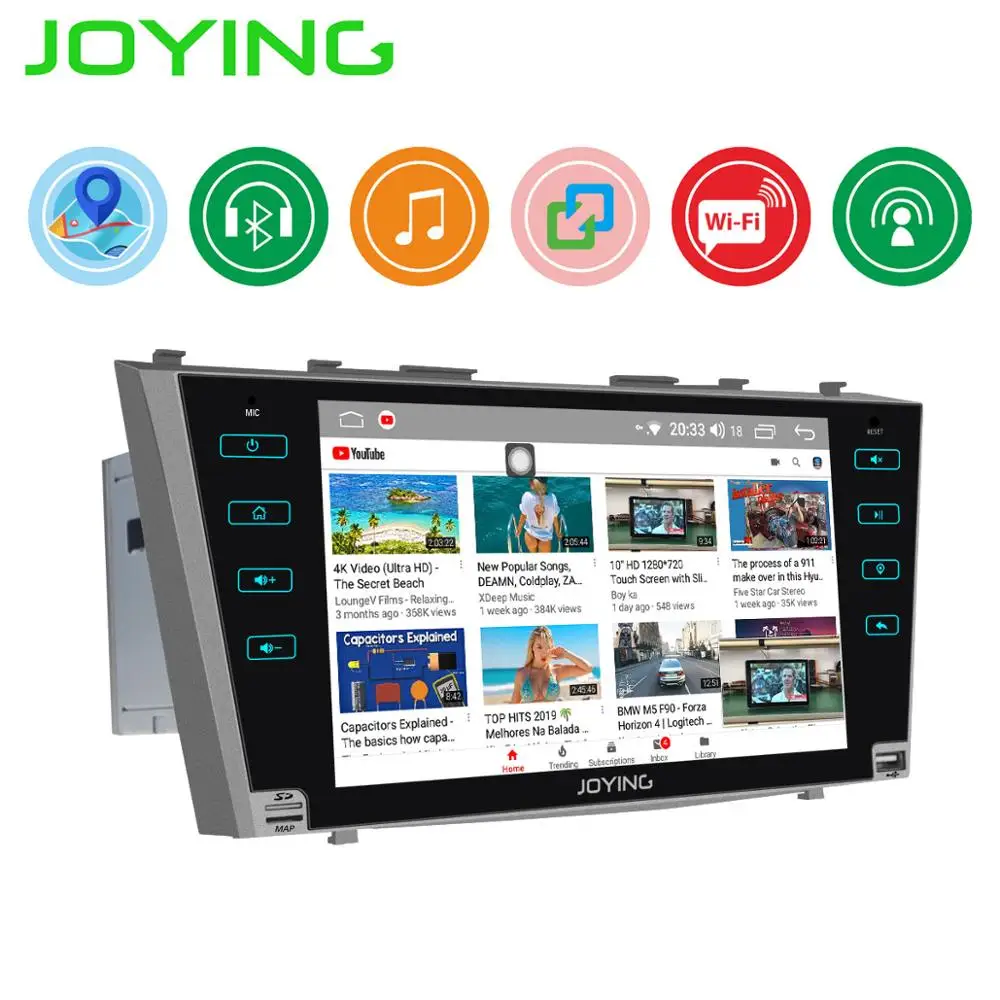 Cheap Andrid Car Radio Multimedia Player 2 din Car GPS Stereo for Toyota Camry Aurion 2007 2008 2009-2011 with Navigation Mirror Link 1