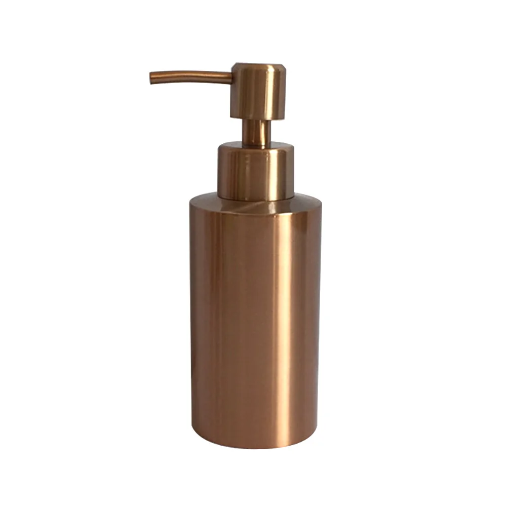 250ml Диспенсер для мыла, нержавеющая сталь, насос, шампунь, домашний контейнер, лосьон, пресс, блюдо, ванная комната, стол, бутылка для жидкости, простые аксессуары - Цвет: 250ml
