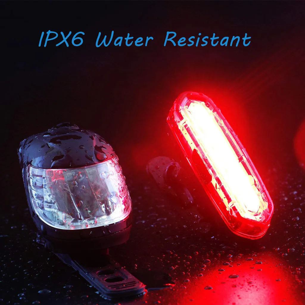 Sale LED Bicycle rear Front Light Set Waterproof Lamp USB Rechargeable Bike Bright Lights Cycling Bike accessories Luz de bicicleta 4