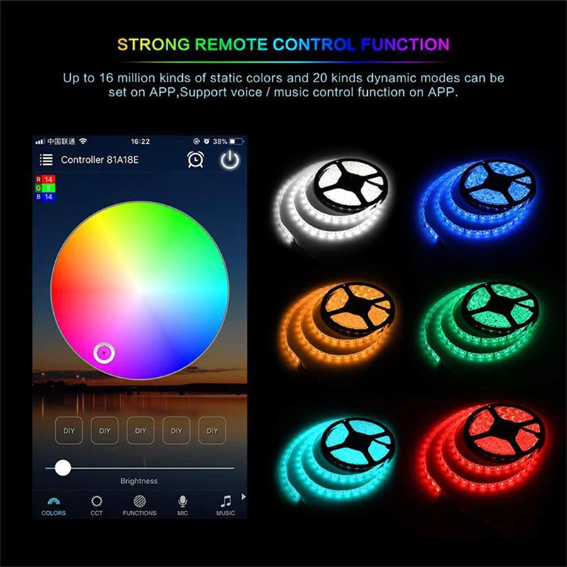 LED Ʈѷ  Ȩ  44 Ű RGB Ʈѷ,  ˷ Ʈ Ʈ, LED Ʈ , RGB ׿ Ʈ
