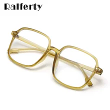 Ralferty, негабаритные женские очки, оправа, женские очки по рецепту, прозрачные, синий светильник, очки, компьютерные очки W95055