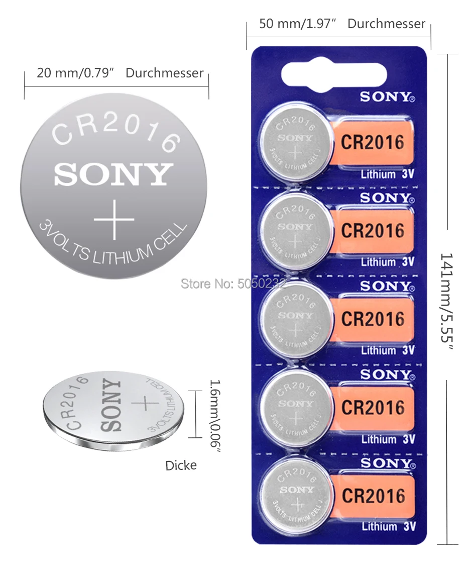 25 шт. cr2016 sony BR2016 DL2016 LM2016 KCR2016 ECR2016 3 в кнопочный Аккумулятор для монет, игрушечный автомобиль, литиевая батарея