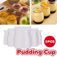 Одноразовые Свадебные салатные смузи чашка пудинг чашка десерт чашки прозрачный пластик 5 шт День рождения Кухня Мороженое