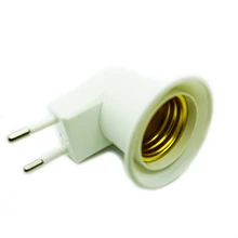 

E27 EU/US Plug Adapter With Power On-Off Control Switch Socket Lamp Base