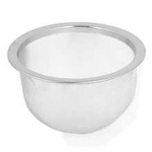 76mm Silver Tone Stainless Steel Wire Mesh Tea Leaves Spice Strainer Basket