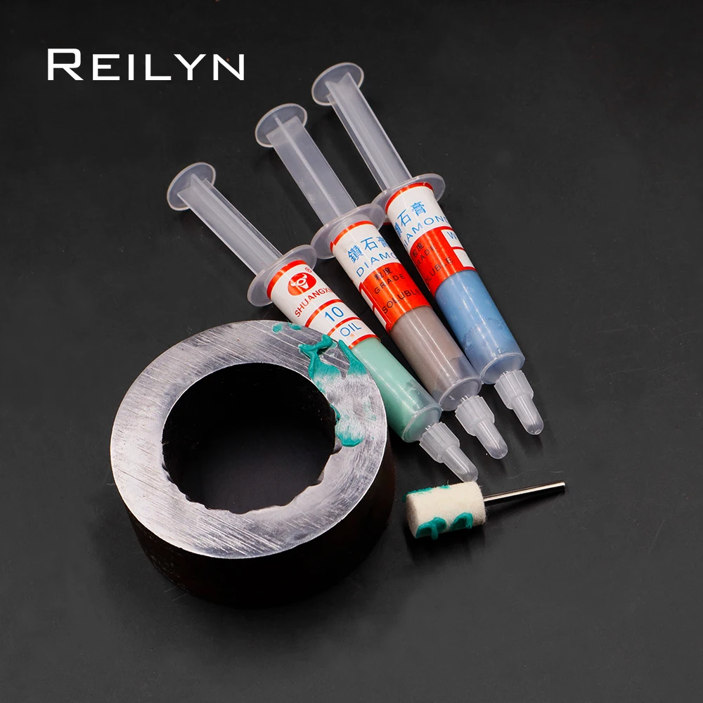 Set 5 Paste Diamantate Per Lucidatura - Grana Da W40 A W0.5 (320~10000), Per Metalli E Gioielli