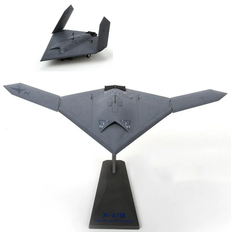 

1/72 16CM Northrop Grumman X-47B Millitary Unmanned Aerial UAV Model Toy Army Fighter Aircraft Airplane Models Kids Souvenir