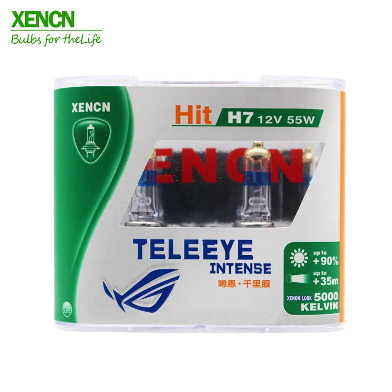 XENCN H7 PX26D 12 В 55 Вт Teleeye интенсивное освещение автомобисветильник фары s лампы УФ