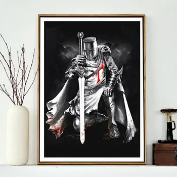 

5D Character Diamond Painting Crusader Warrior DIY Diamond Embroidery Kit Cross Stitch Mosaic Home Decoration Gift