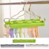 Multiple Purpose Non-slip Clothes Hanger Sock Underwear Bra Towel Hanger Clip Peg Household Plastic Windproof Drying Rack 1
