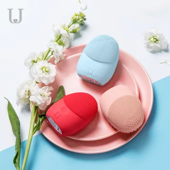 

candy colorsFacial Cleaning Brush ultraSonic Vibration Face Cleaner device Silicone Deep Pore Electric Waterproof Massage
