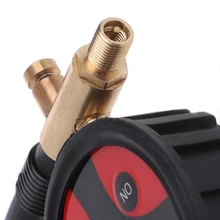 Автомобильный датчик давления в шинах lcd черный+ красный гибкий 0-200PSI для грузовика тестер