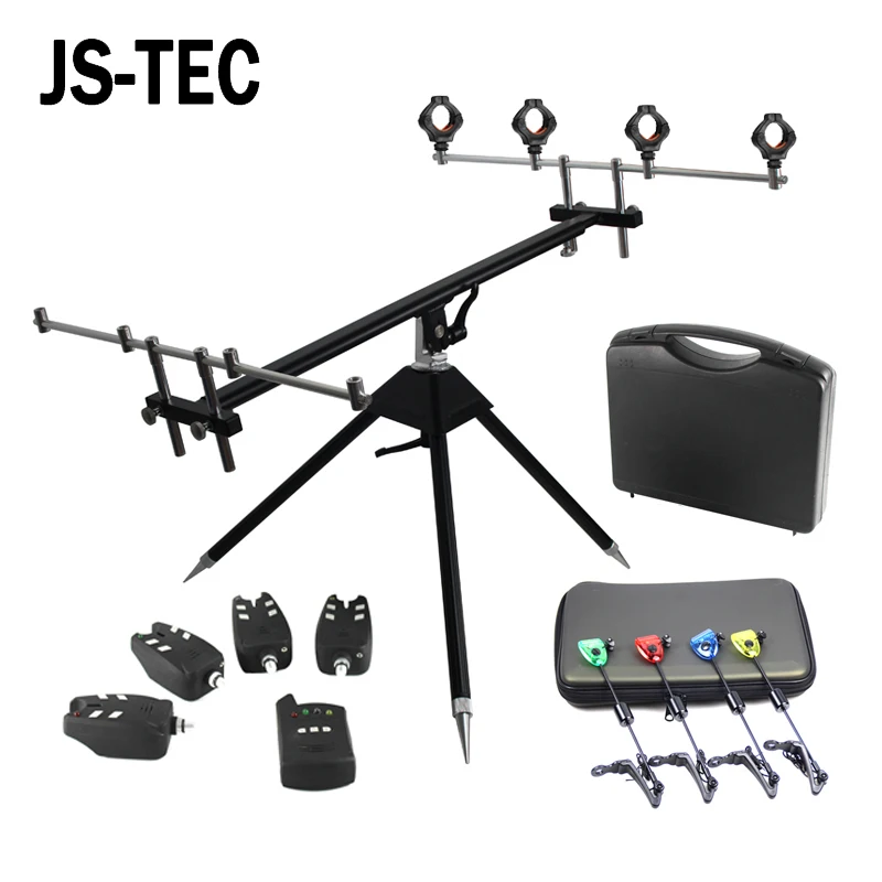 Fishing Swinger Set Led Indicator Rod Holder Accessory Aluminum Fishing