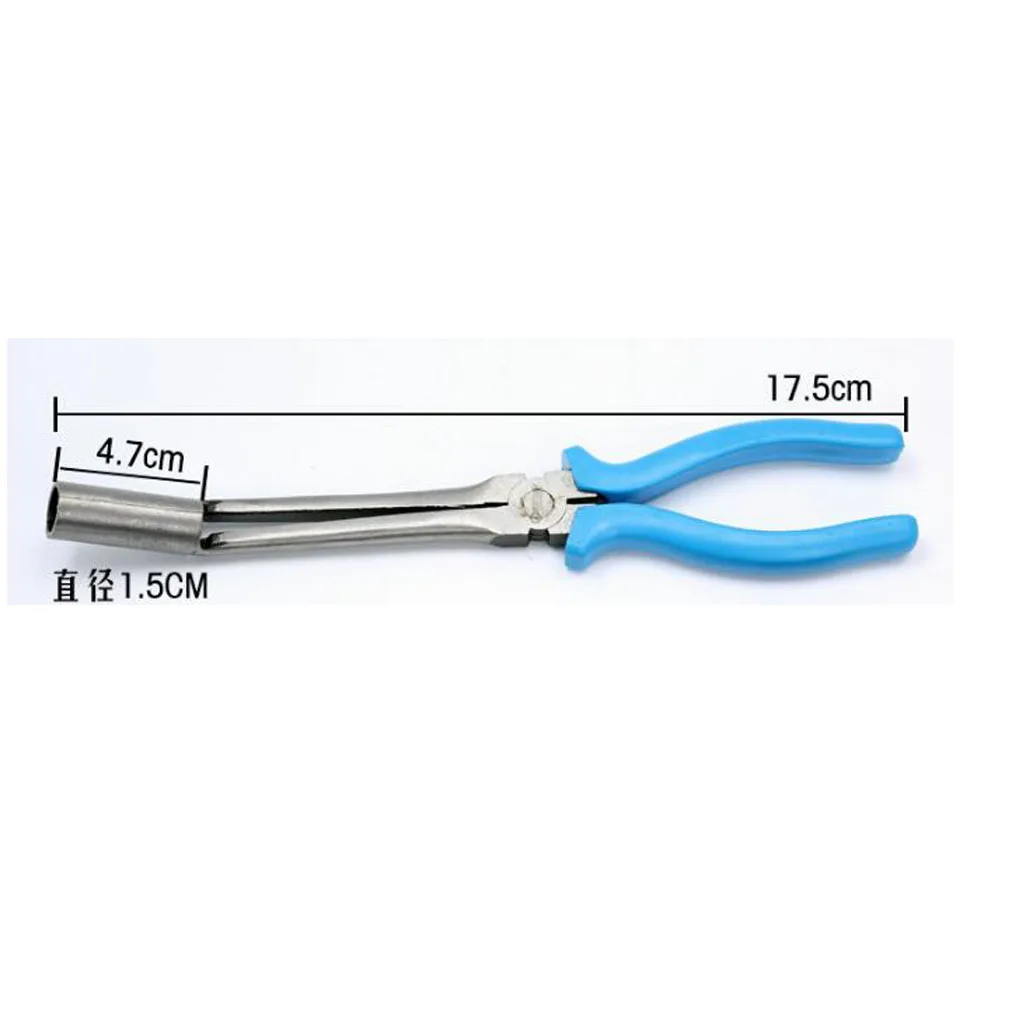 Car Spark Plug Pliers Removal Tool High Tension Line Clamp Repair Fixing Dia 1.5CM