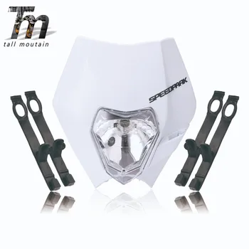 

FREE SHIPPING 4 color Motorcycle Dirt Bike Motocross Supermoto Universal Headlight Fairing for KTM SX EXC