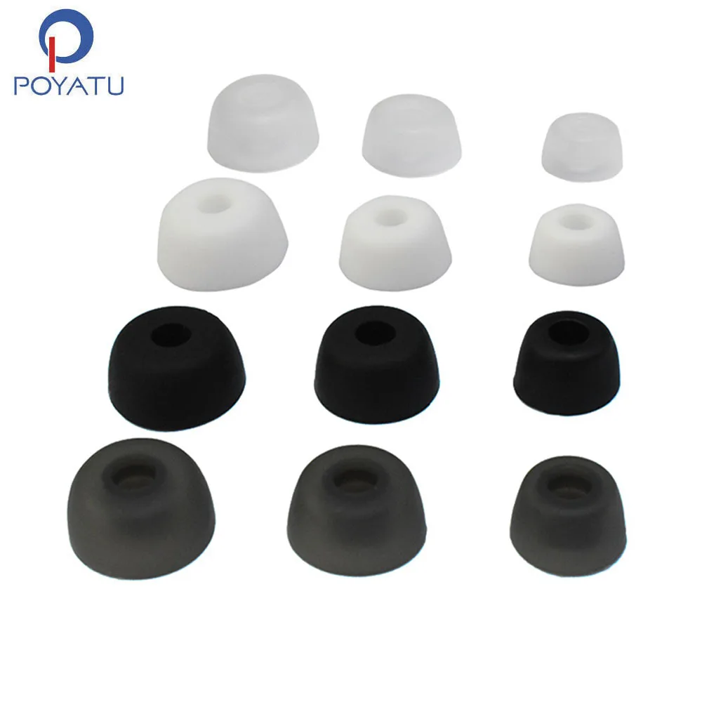 POYATU Eartips Tips Earbuds Silicone 
