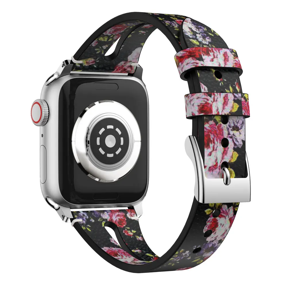 Кожаный ремешок для наручных часов Apple Watch, ремешок 42 мм, 38 мм/40 мм/44 мм наручных часов iwatch, 5/4/3/2/1 Смарт Браслет спортивной сменный ремешок