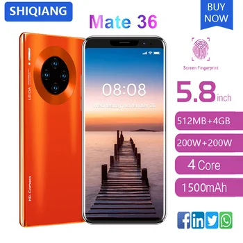 

SOYES Mate36 pro Mobile Phone Android Fingerprint Recognition 5.8"inch 512MB+4GB Smartphone