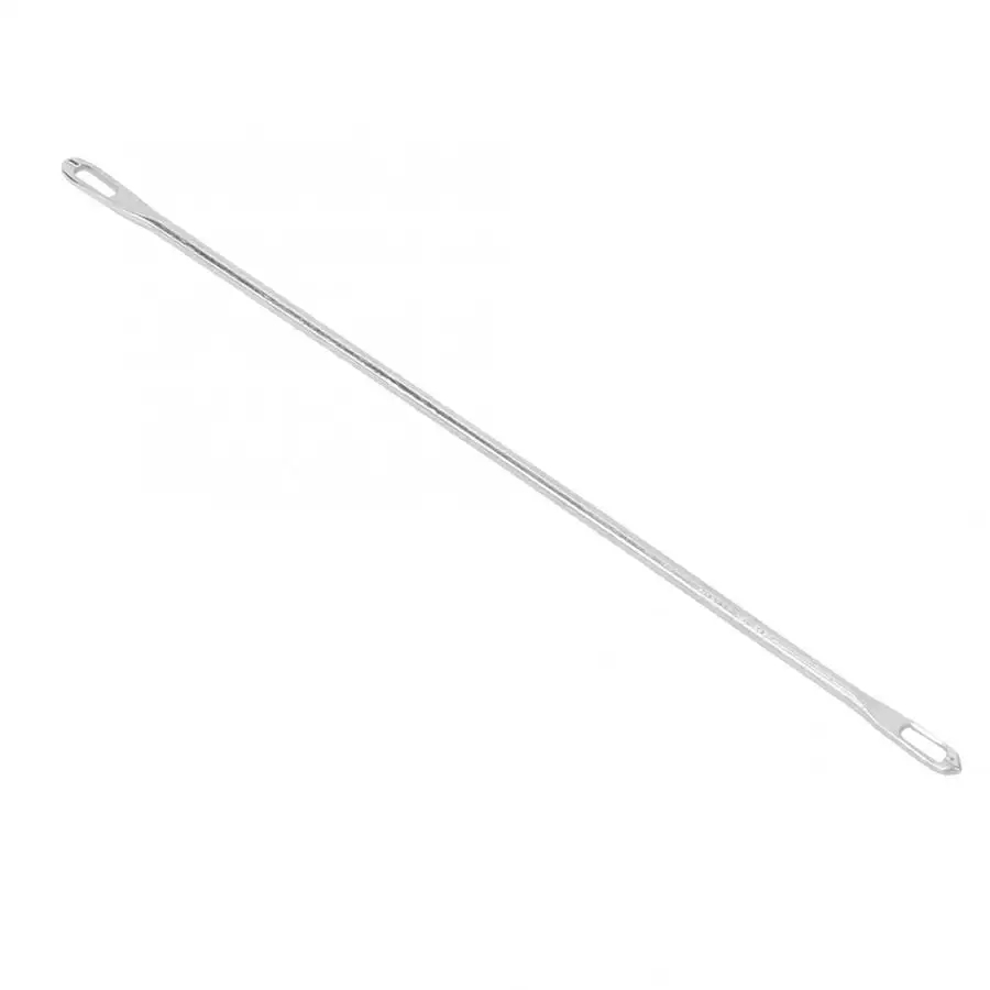 20 Pcs Double Eye Needle Metal 9cm Long Transfer Needle Fit for Knitting Machine