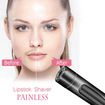 

Portable USB Rechargable Lady Shaver for Women Hair Remover Razor Facial Depilator Lipstick Shaver Hair Shaving Tool