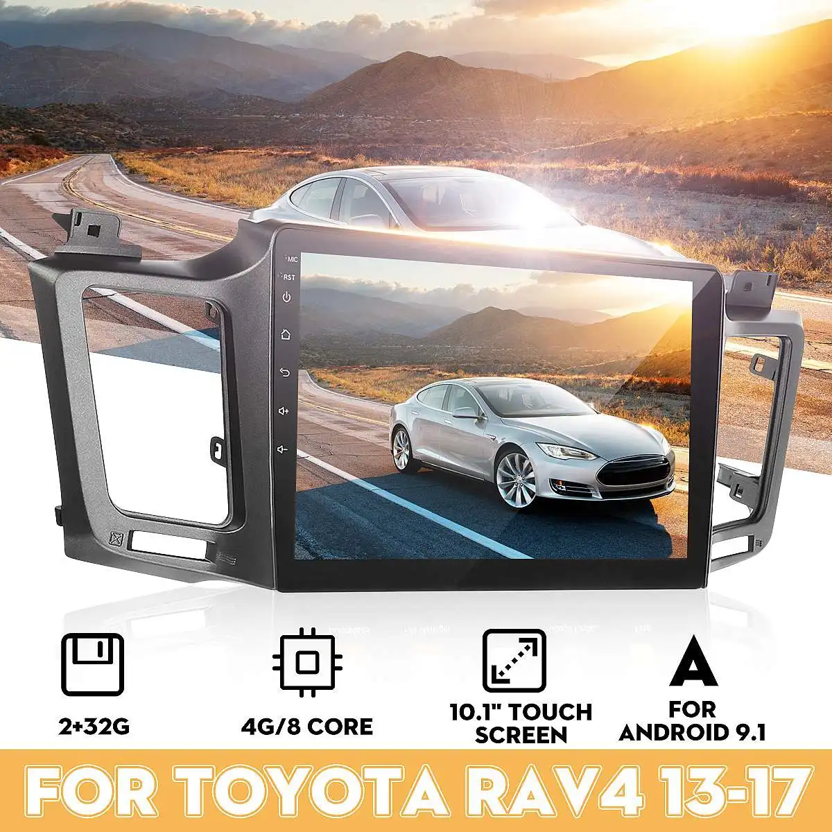 10,1 ''Android 9,1 8 CoreCar радио мультимедиа видео плеер навигация wifi gps FM AM Для Toyota RAV4 2G ram 32G rom