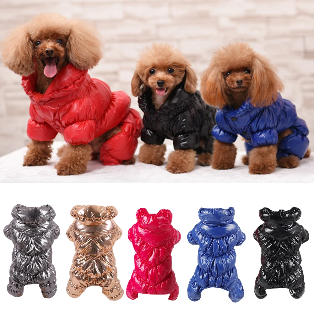 XS-XXXL, теплая пуховая одежда для домашних животных, зимняя куртка для собак, щенков, стеганая жилетка, пальто, хлопковая пуховая одежда для собак, зимнее пальто