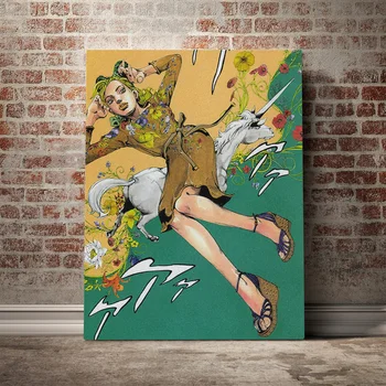 

Modular Picture JoJo's Bizarre Adventure Poster Anime Role Wall Art Jolyne Cujoh Canvas Painting Print For Bedroom Home Decor