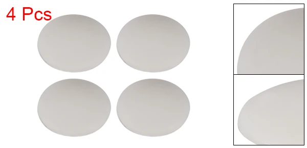 40mm 4 Pack uxcell Silicone Dia 40mm Or 80mm Wall Protectors Self Adhesive Door Handle Bumper Guard Stopper Stop Round - Цвет: 40mm 4 Pack